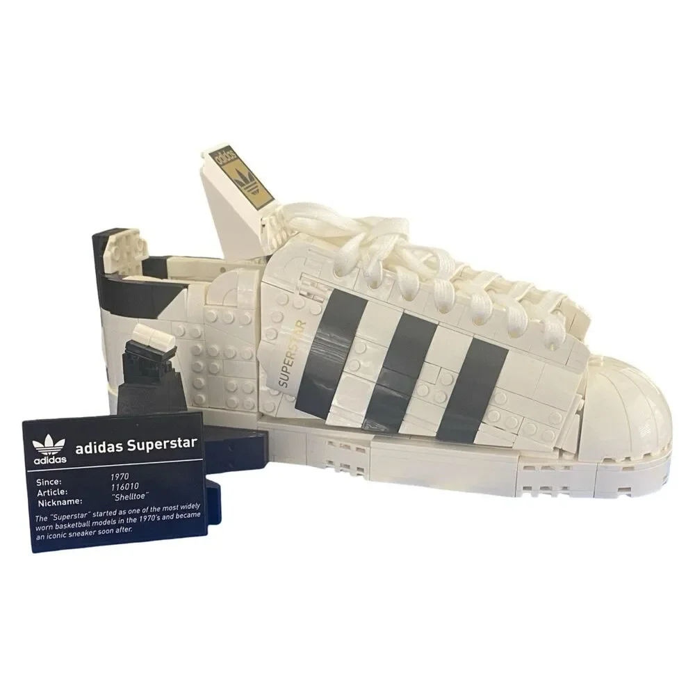 LEGO Icons: Adidas Originals Superstar (10282) Complete *Damaged Box - READ